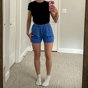 Old navy blue cotton lounge comfy sweat shorts size xs